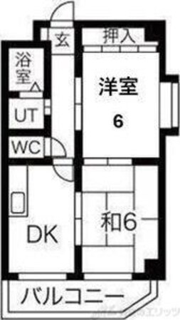コンフォート井高野の物件間取画像